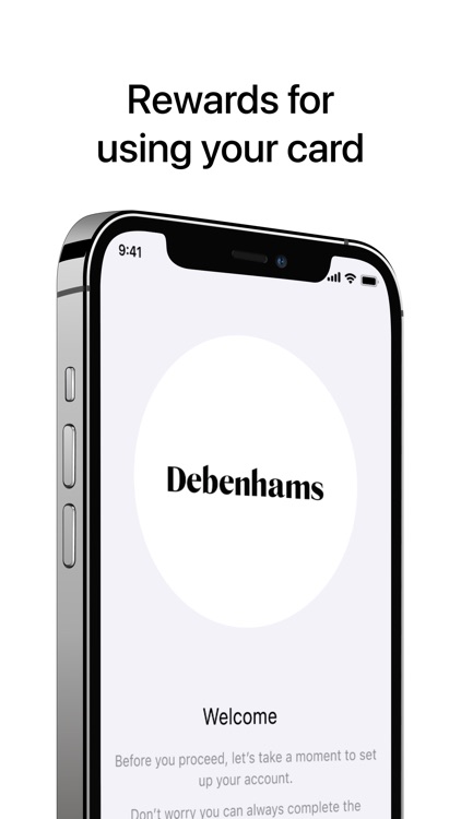 Debenhams credit card