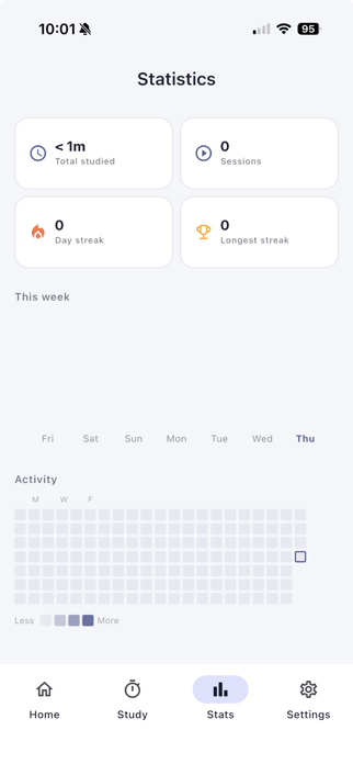 Exam Study Tracker Screenshot 1 of 4