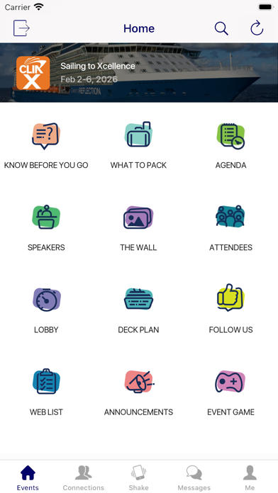 RCG Events iPhone screenshot