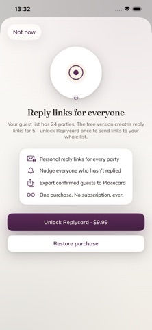 Replycard: Wedding RSVP Screenshot 4 of 4