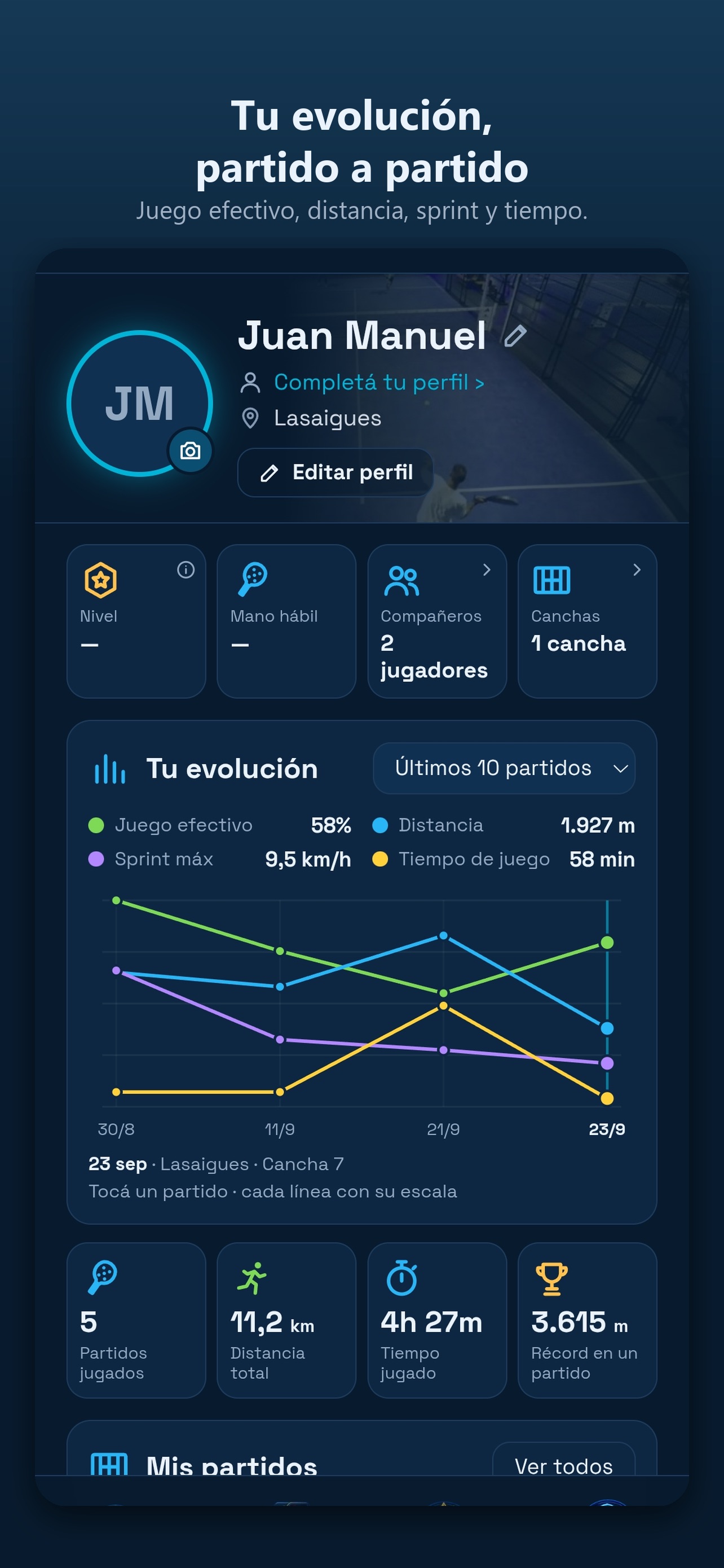 Screenshot 2 of Padel Advisor