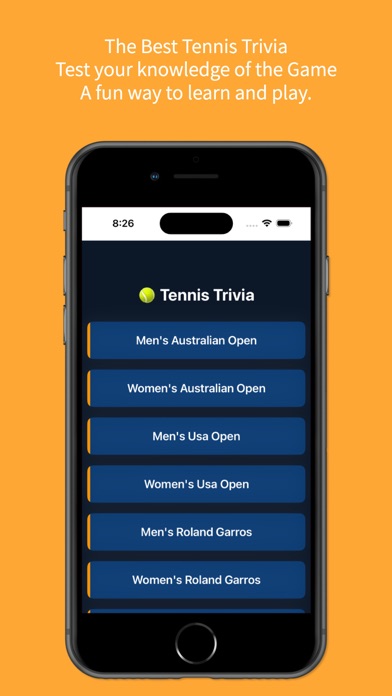 Screenshot #1 pour Best tennis league trivia