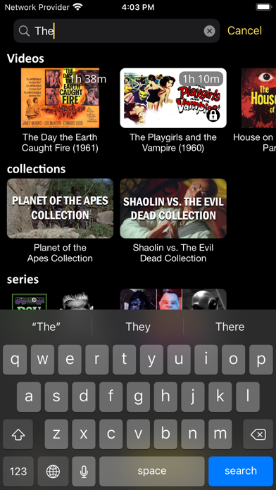 Cult Movie Channel Screenshot