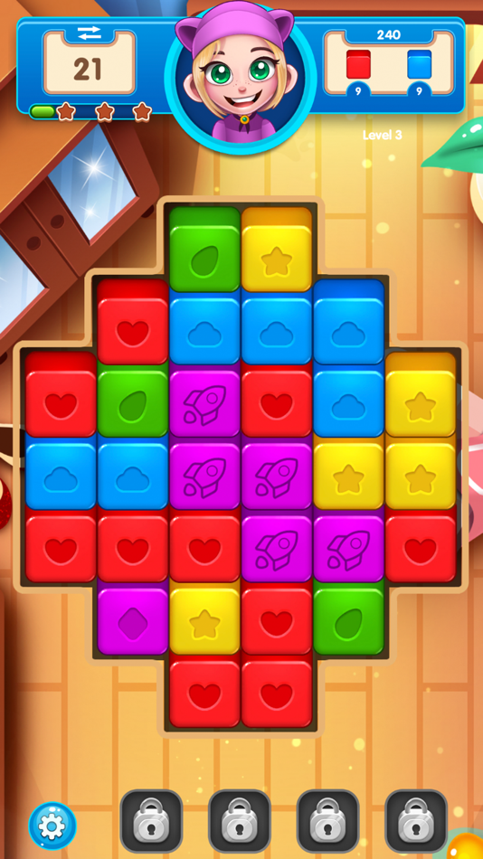 #3. Block Puzzle Match: Colourful (iOS) 由: Muhammet Emin KOKSAL
