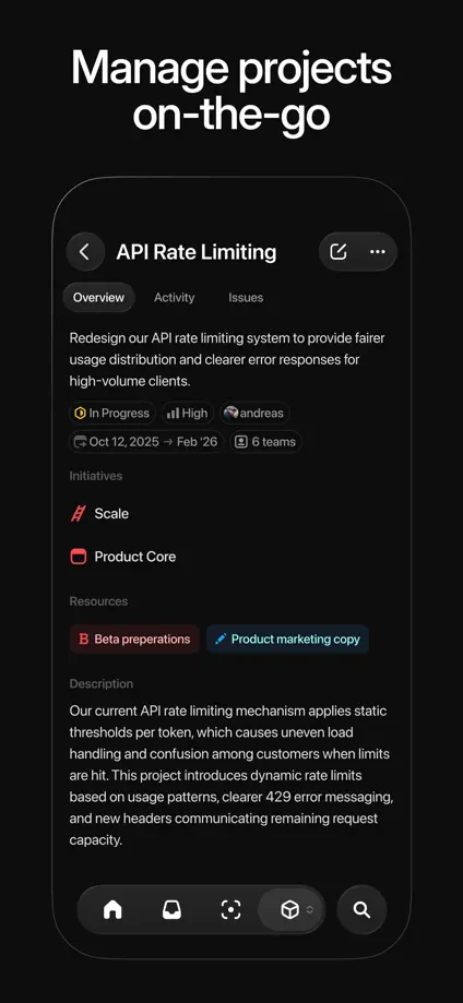 Linear, App Store screenshot 5