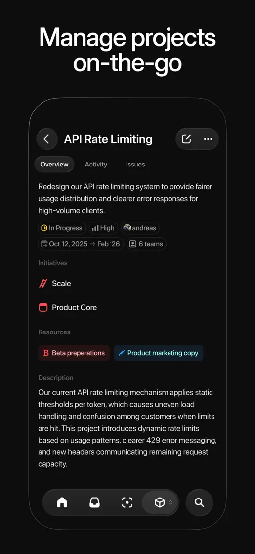 Linear, App Store screenshot 5
