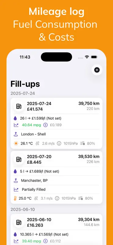 Fuelio: Controle Combustível screenshot 3 of 10