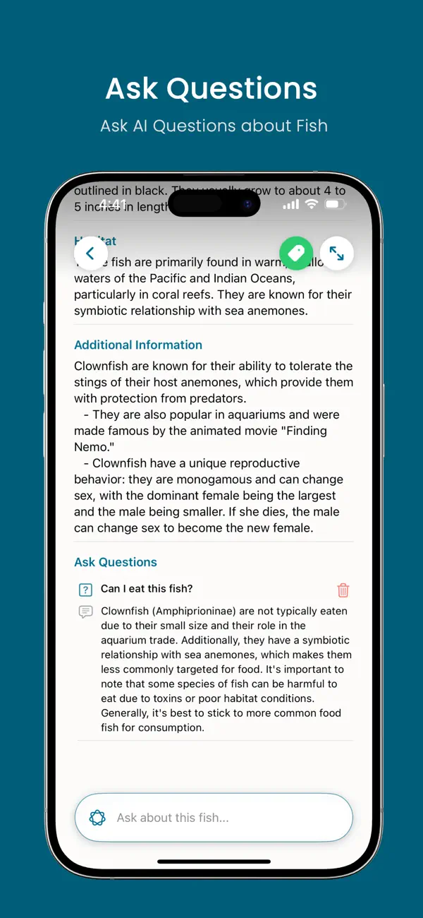 Screenshot #3 pour Fish Identifier AI: Fish ID