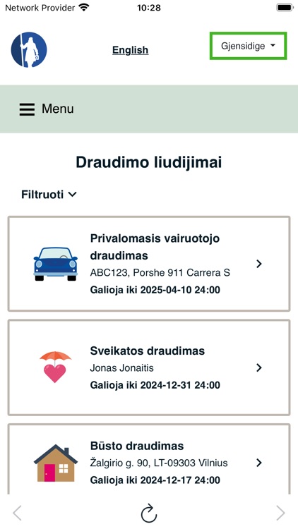 Gjensidige Baltic Self-Service screenshot-4