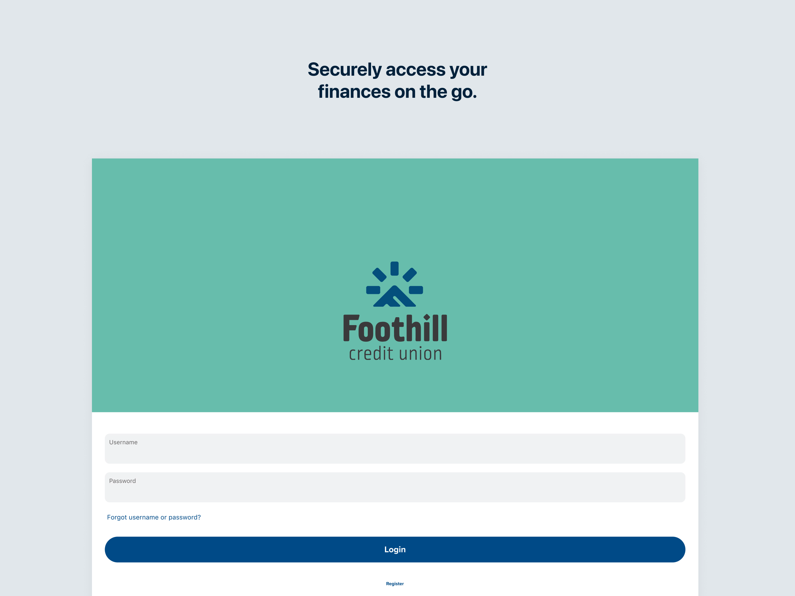 Foothill Credit Union screenshot 5