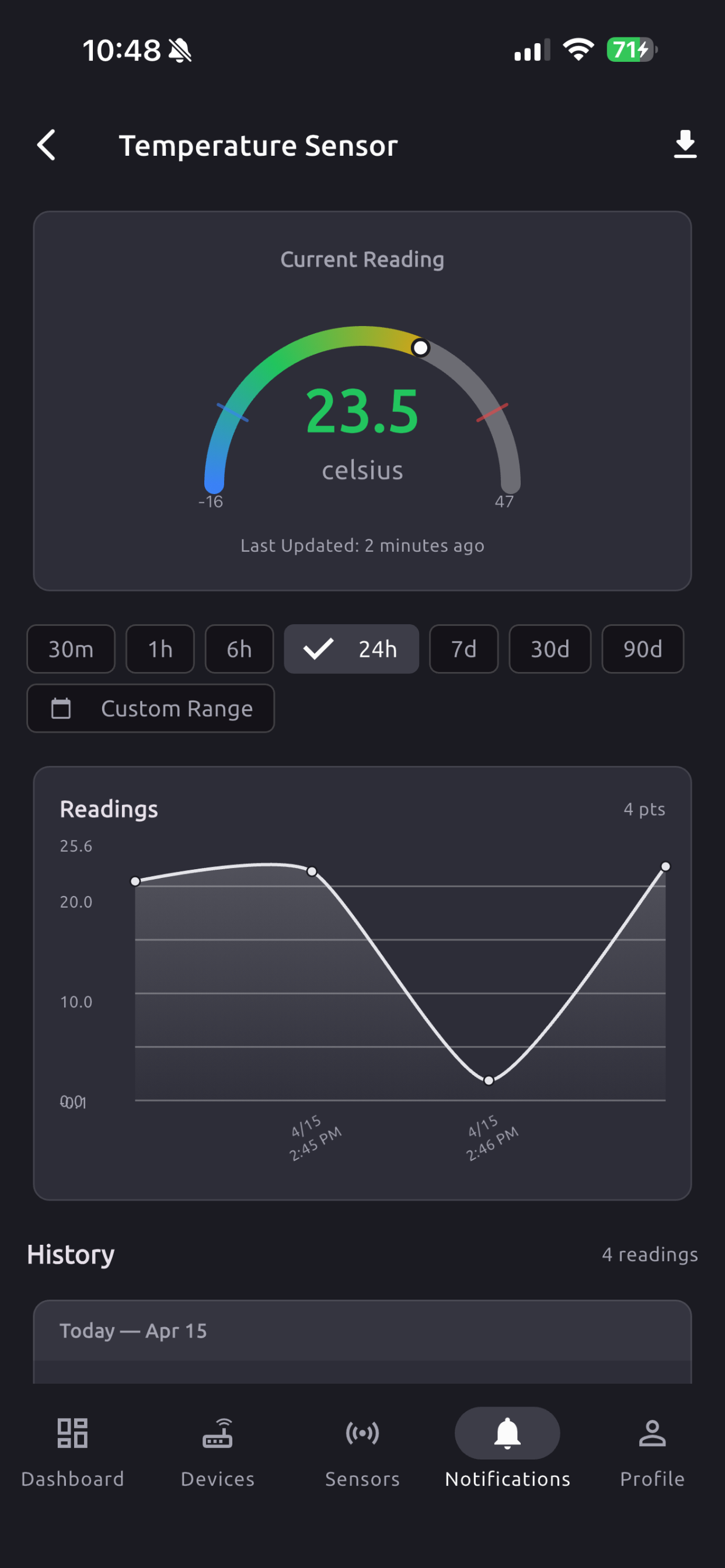 SensoCAN screenshot 2