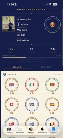 BurgerPassport screenshot