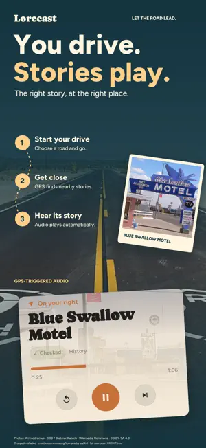 Lorecast: Road Trip Stories screenshot 2