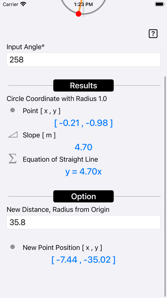 #7. Circle Coordinate Calculator (iOS) 게시자: Heng Jia Liang
