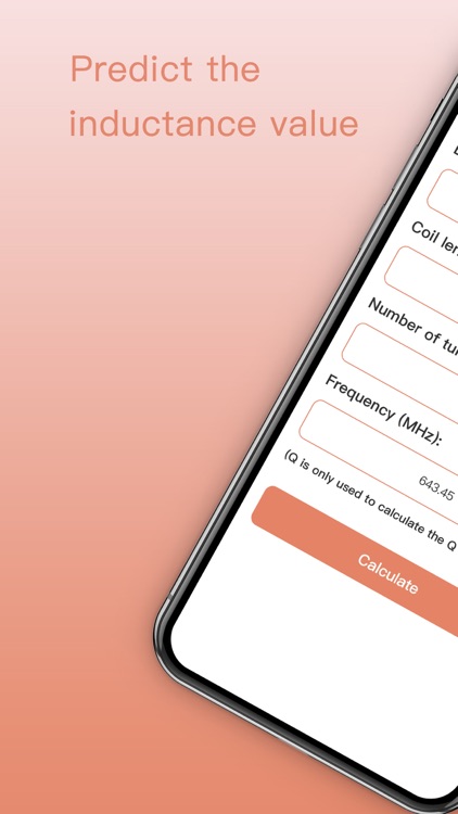 Air core coil inductor