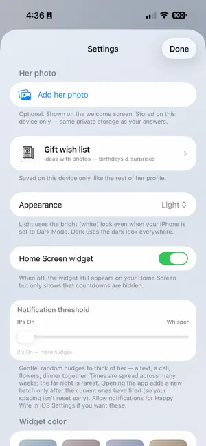 The Happy Wife App screenshot 2