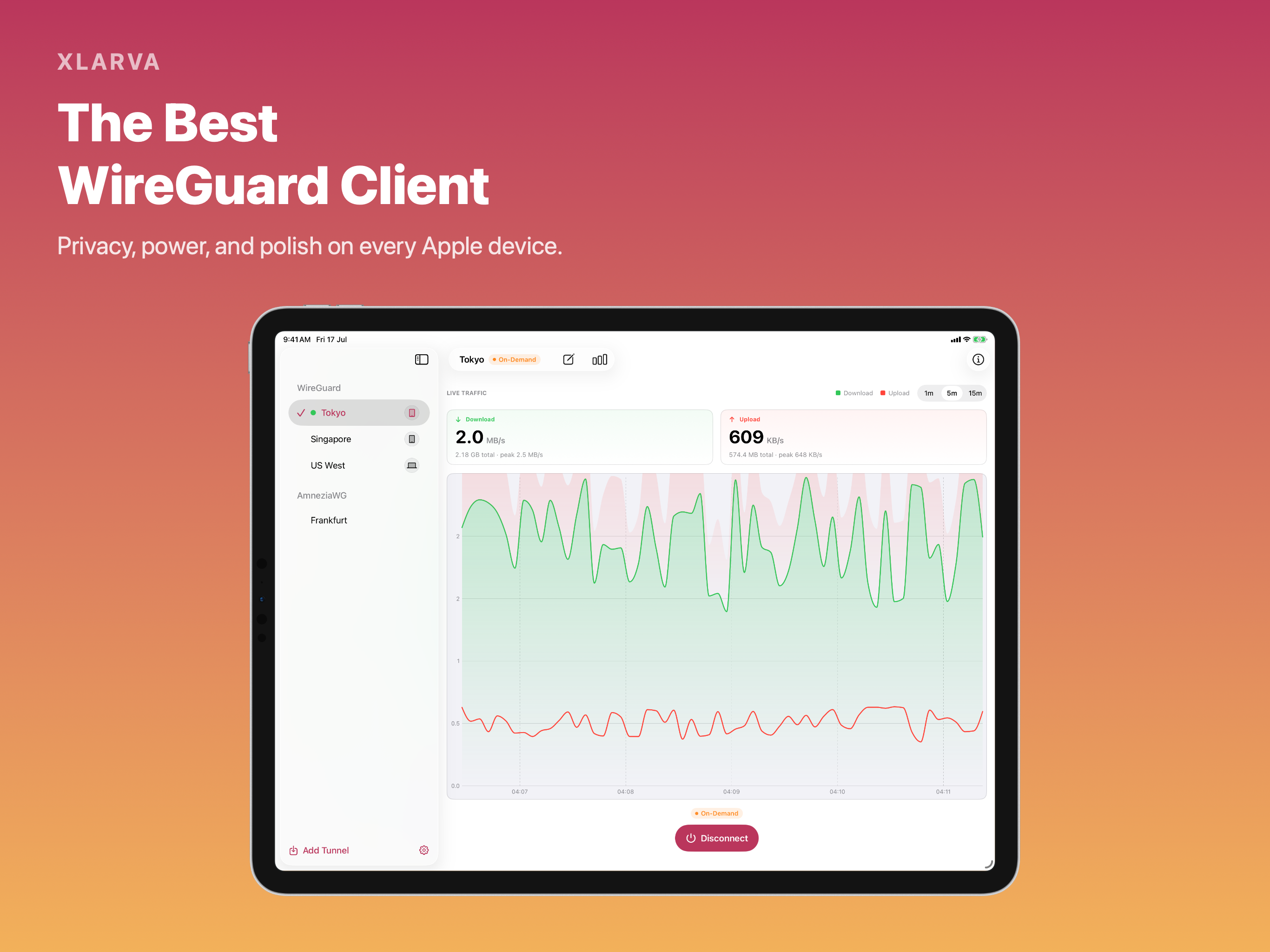 Xlarva - WireGuard VPN Client screenshot 11