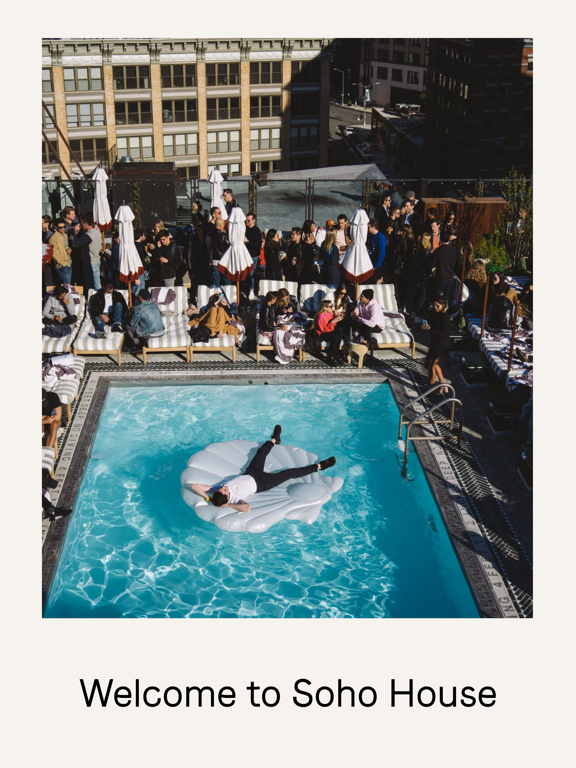 Soho House iPad screenshot 1 - Lifestyle app
