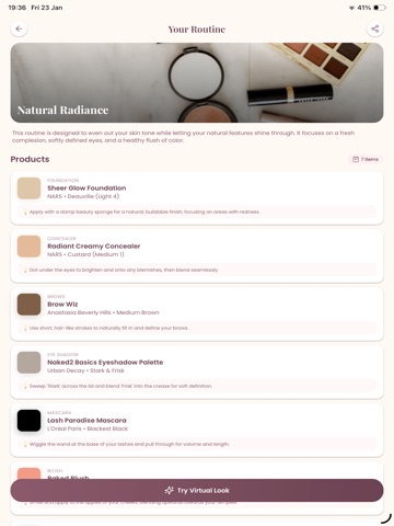 MUA - AI Makeup Artist iPad screenshot