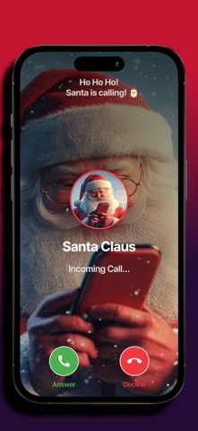 Santa Claus Video Call Chat iPhone screenshot