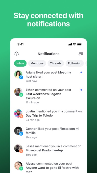 WorldStrides Connections iPhone screenshot 6 - Social Networking app