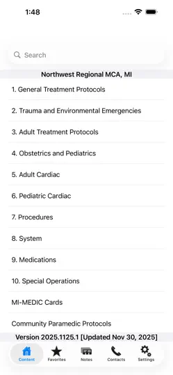 NRMCA Protocols iPhone Screenshot 2