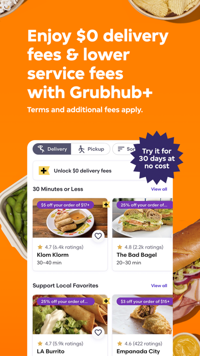 Grubhub: Food Deliveryのおすすめ画像3