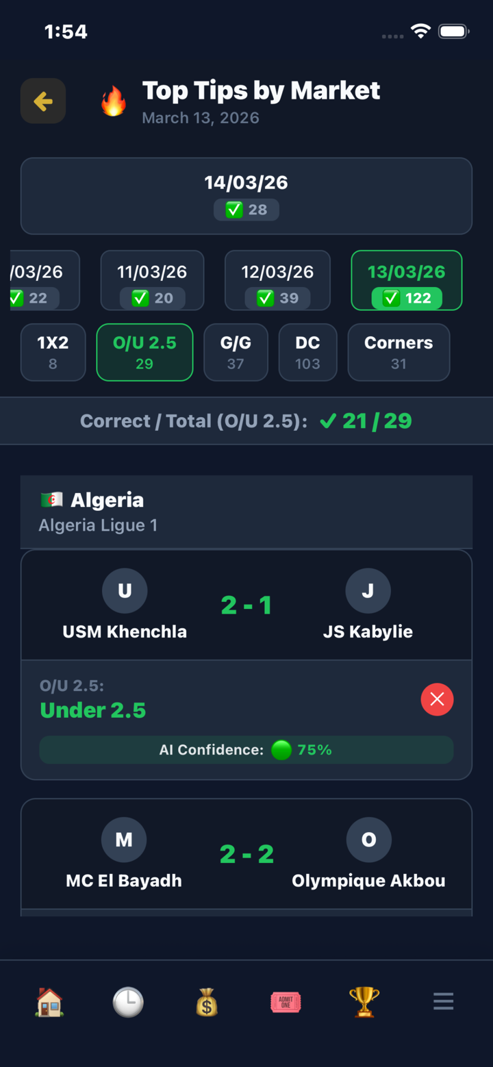 Tsapou AI Football Predictions screenshot 3