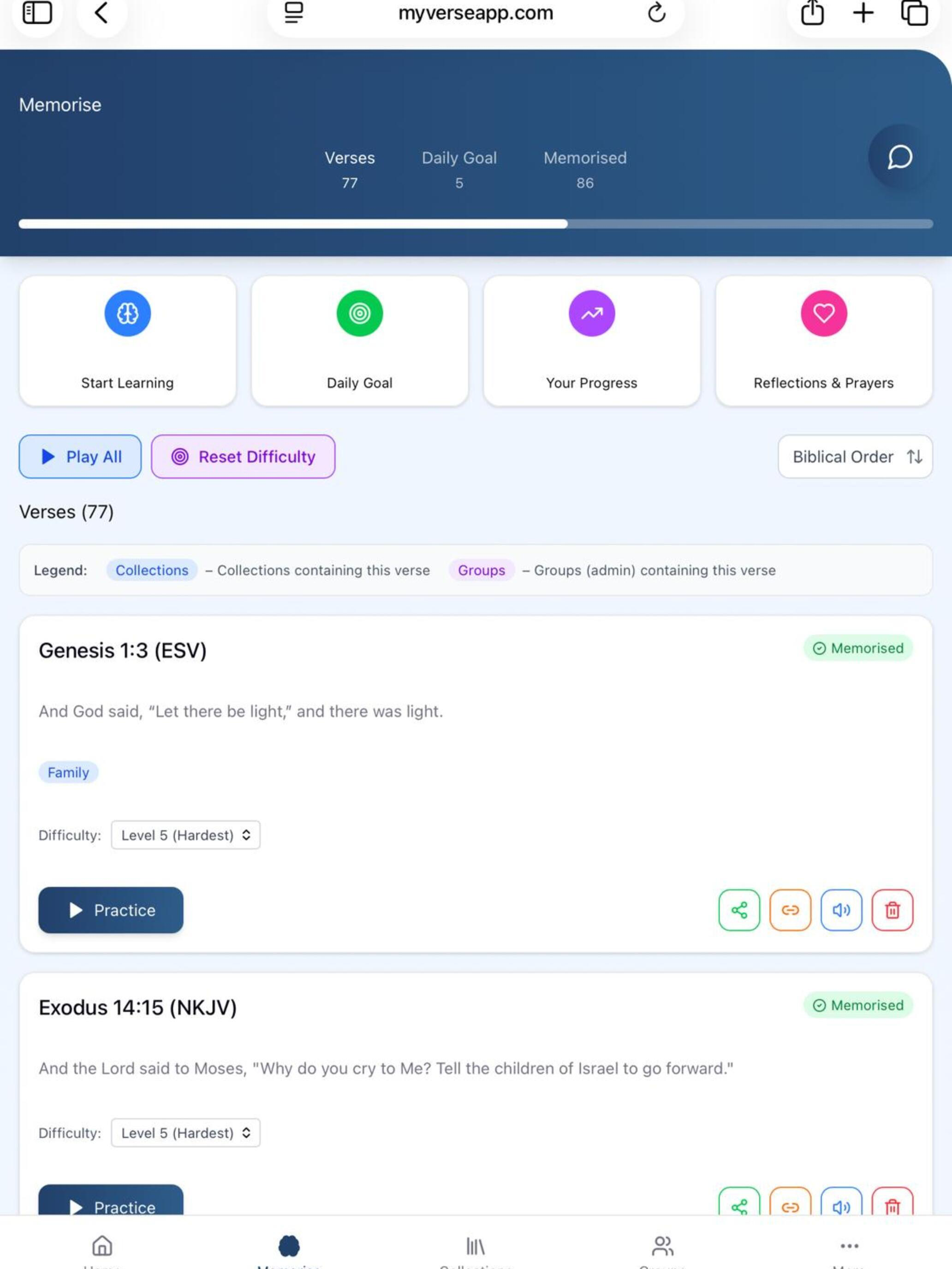 MyVerseApp screenshot 12