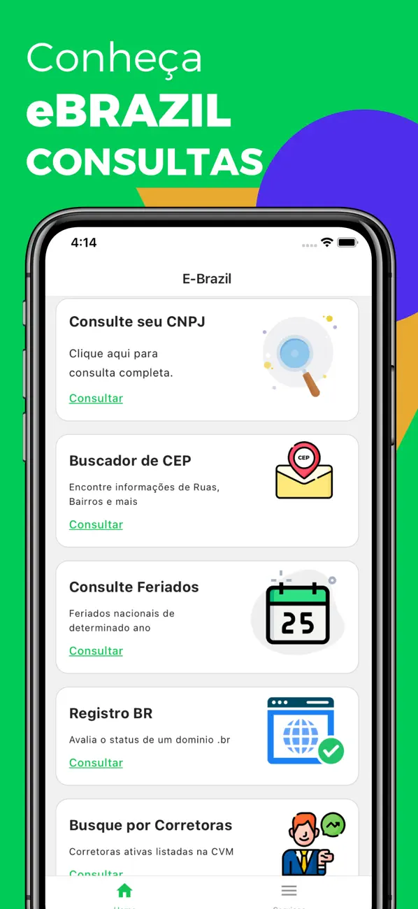 Screenshot #1 pour eBrazil Consultas