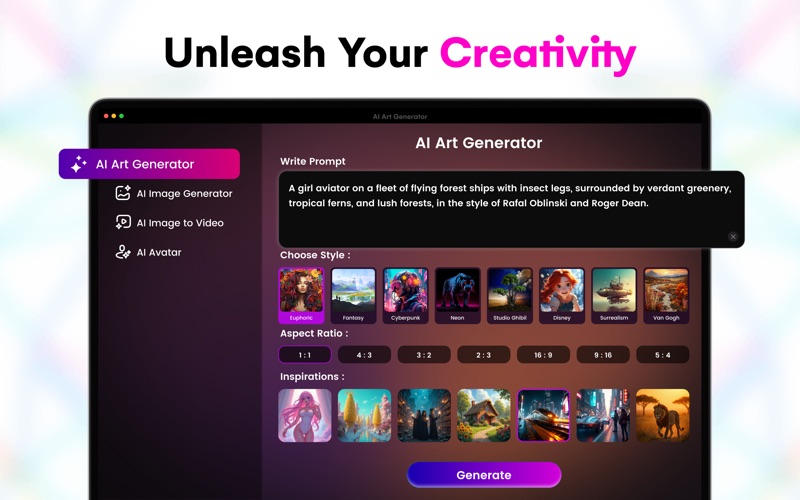 AI Video-Deep art Generator iPhone screenshot