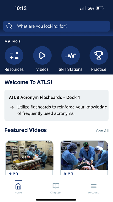 ACS MyATLS Screenshot