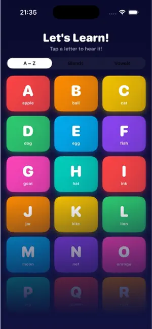 Letter Sound App screenshot 1