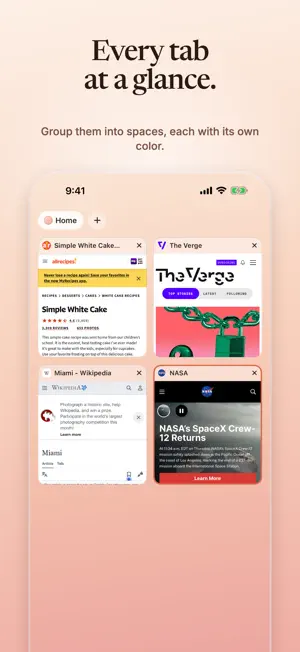 Akari: Browser with Ad Blocker screenshot 3