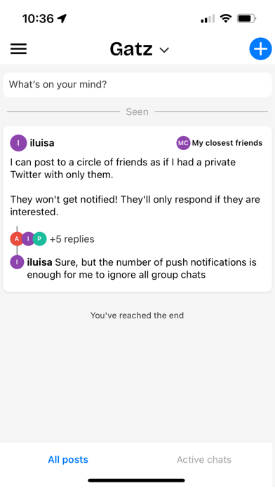 gatz.chat Screenshot