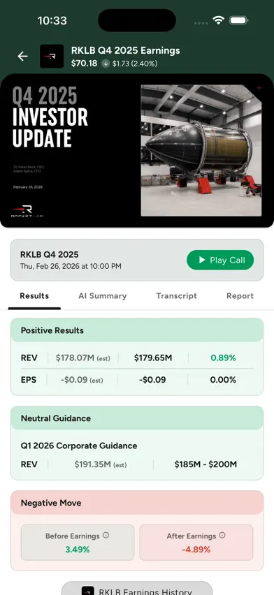 Earnings Hub and Calendar screenshot 4