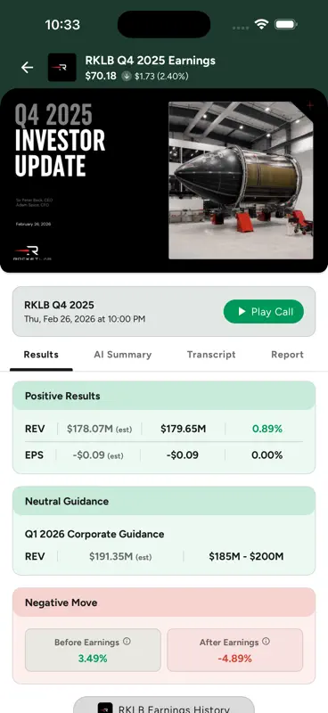 Earnings Hub and Calendar screenshot 4 of 9