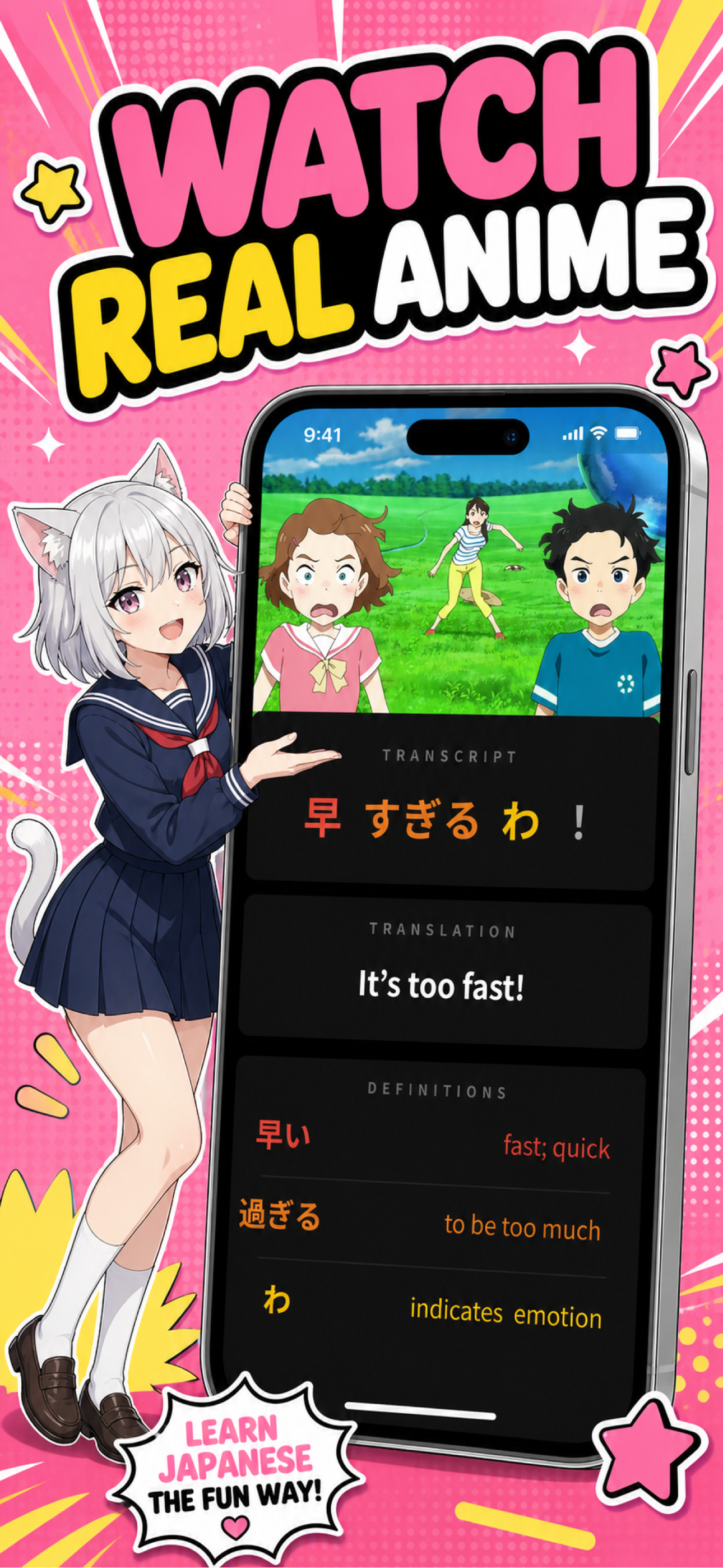 nekomimi: learn japanese