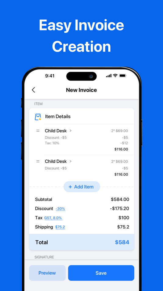 #6. Invoice maker, invoice simple (iOS) 由: 英 黄