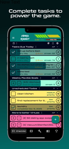 Hard Reset: To-Do & Habit Game Screenshot 1 of 5