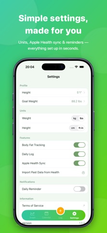 Fitona - Simple Weight Tracker Screenshot 5 of 5
