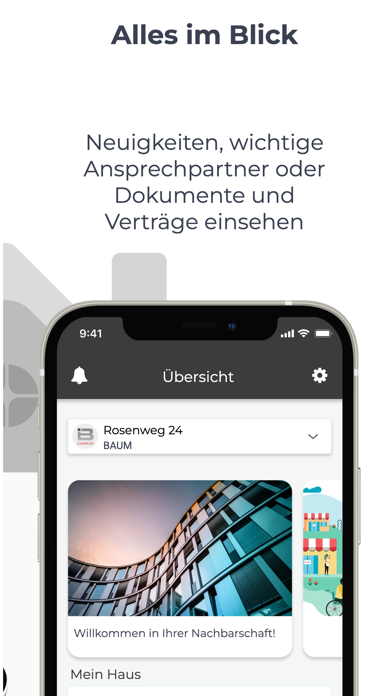 BAUM Zuhause – Mieterportal screenshot