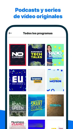 Captura de pantalla de Euronews - Noticias En Directo en iPhone 5