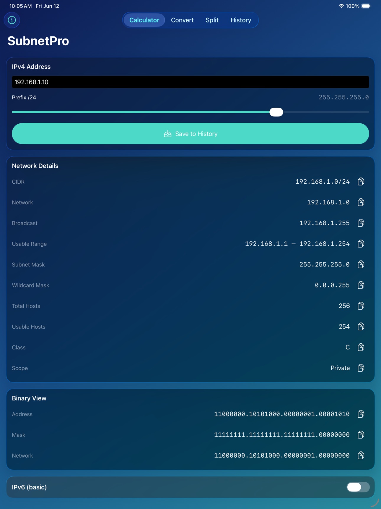Screenshot 5 of SubnetPro: IP Calculator