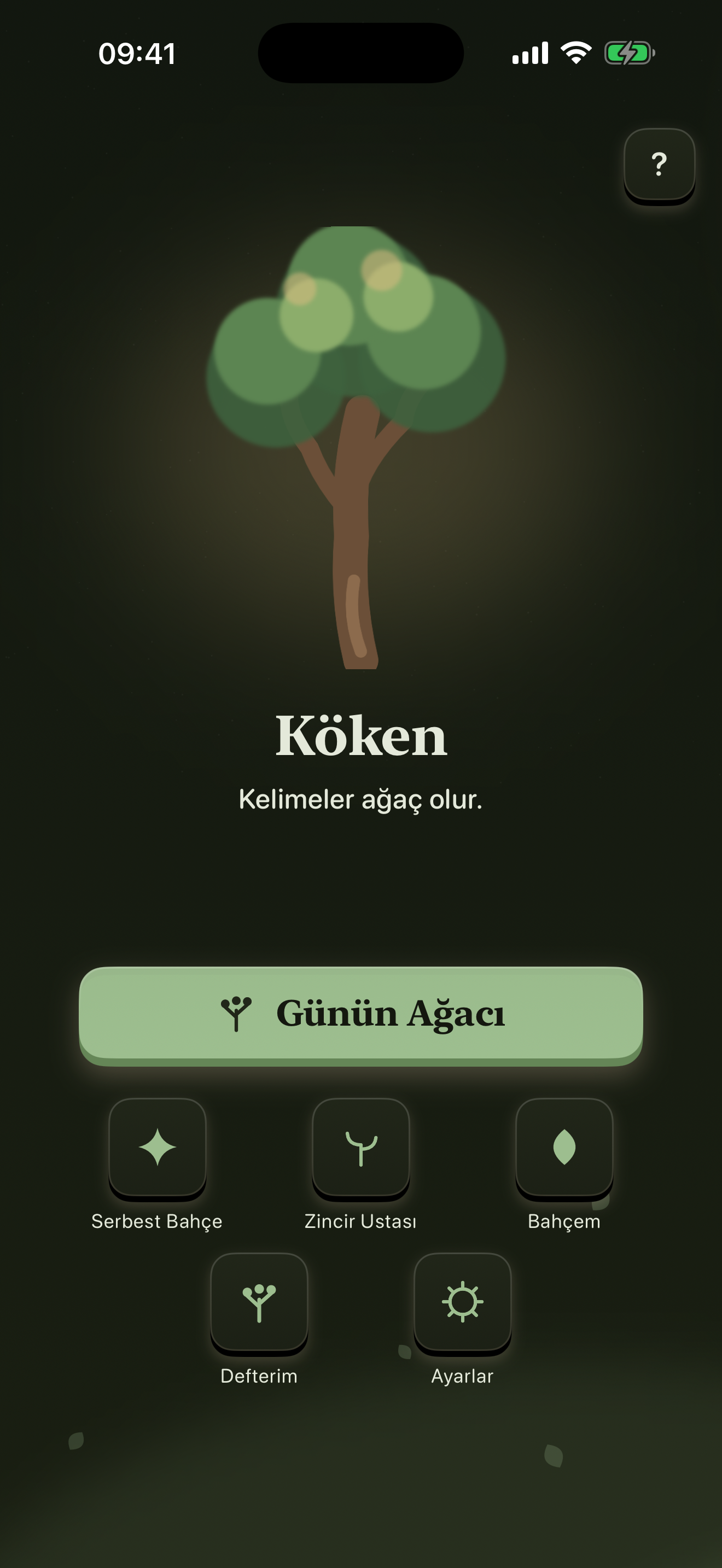 Köken: Word Tree screenshot 2
