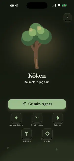 Köken: Word Tree screenshot 2