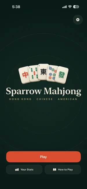 Sparrow Mahjong screenshot 1