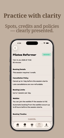 Marlen Pilates iPhone screenshot