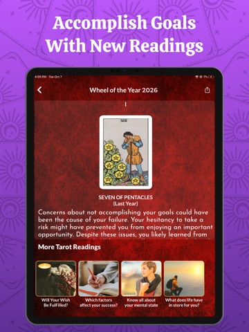 Tarot Card Reading for Future iPad screenshot