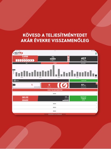 MillióLépés App Store preview screenshot 12